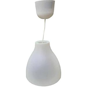 Ikea Melodi hanglamp (195 cm), plastic, wit, 26 x 28 x 28 cm [energieklasse A++]