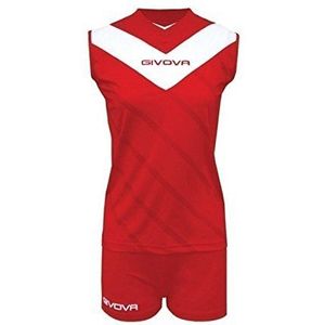 Givova Complete volleybalmuur, rood/wit, M
