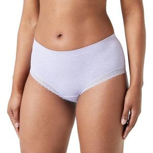 Billet Doux, Shorty, model Zen kant, comfortabel en zeer vrouwelijk dankzij het ronde gebreide mesh en de kanten band, Lila Heather, 34-36