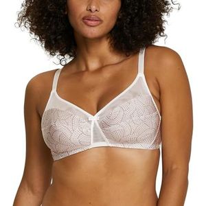 Sans Complexe Klassieke beha zonder beugel voor dames, Grafische print taupe, 75C
