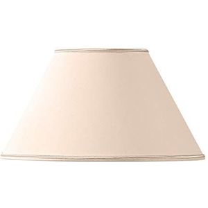 Victoriaanse lampenkap diameter 40 x 17 x 24 cm beige/roze