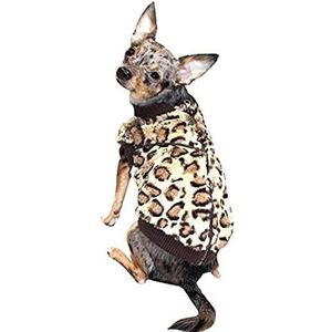 Hip Doggie Cheetah Ink Vest, S, bruin