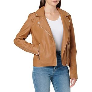 Vila VICARA Coated Jacket NOOS Jas, Toast Coconut, XXL, Toasted Coconut, XXL