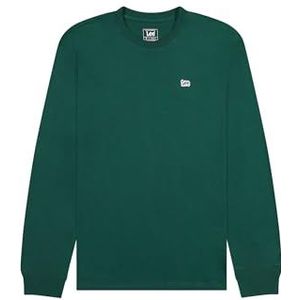 Lee Heren Ls Patch Logo Tee T-shirt, jade forest, M