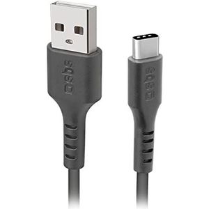 SBS USB-A naar USB-C Kabel 1.8 Meter - Zwart