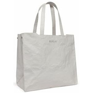 Replay Dames FW3576 Shopper, 001 Optical White, 001 Optical White