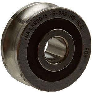 INA LFR50/5-6-2RS-RB-HLC Spoorlagers met geprofileerde buitenring