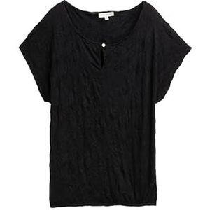 TOM TAILOR T-shirt voor dames, 14482 - Deep Black, XL