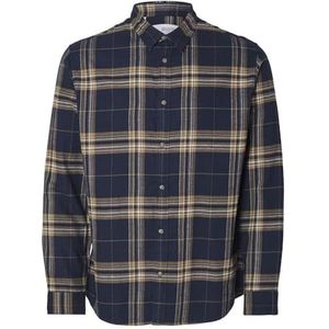 Overhemd - Geruit - Flanel - Lange Mouw - Slim Fit