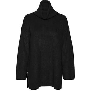 VERO MODA Gebreide damestrui VMSAYLA, zwart, XS
