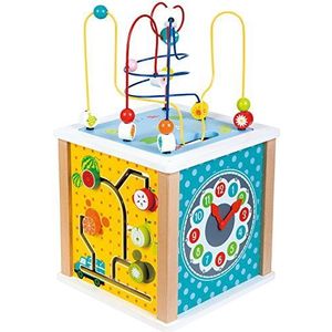 Lelin Toys 31612 Cube van Activiteiten – Bauerhof, Multi Color