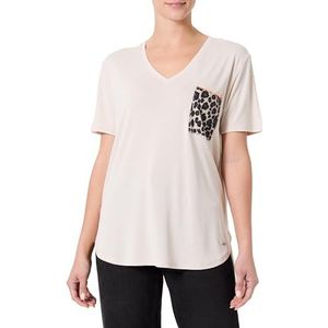 KEYLARGO Dames T-shirt WT CAT v-hals, beige (1004), M
