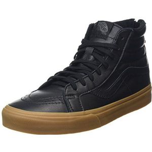 Vans Unisex Volwassenen Sk8-hi Slim Zip Hi-Top Sneakers, Zwarte Wandelen Zwarte Gom, 42.5 EU
