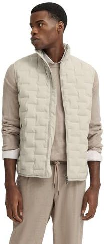 bugatti heren vest, 20-ecru, L