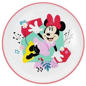 Minnie Mouse Herbruikbaar, tweekleurig kinderbord met antislip onderkant