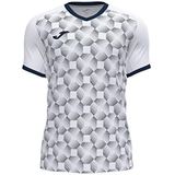 Joma - Supernova III - T-shirt - Navy White - Korte Mouwen - 100% Polyester