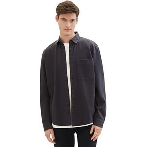 TOM TAILOR Denim Herenhemd, 29476 - Coal Grey, L