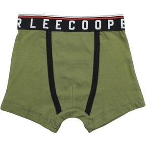 Lee Cooper, Boxer, kinderen, jongens, meisjes (6 tot 16 jaar), slip, shorts, ondergoed, kinderondergoed, zacht, warm, ademend, model GLC038 Kids S3-10A, groen, Groen, 10 ans