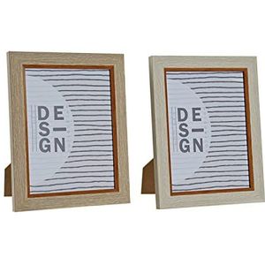 DKD Home Decor Fotolijst van polystyreen (2 stuks) (19 x 1,5 x 24 cm)
