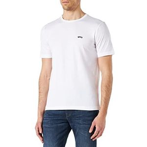 BOSS T-shirt voor heren met curved T-shirt