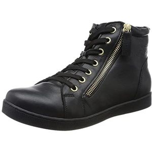 Andrea Conti Dames Boot Sneaker, zwart, 38 EU