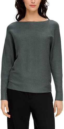 s.Oliver - Trui - Antraciet - Viscose - Losse Pasvorm