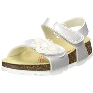 Superfit Slippers met voetbed voor jongens en meisjes, wit 1010, 34 EU