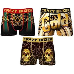 Crazy Boxer XL Set 3 boxershorts, 3 stuks T727-1, heren