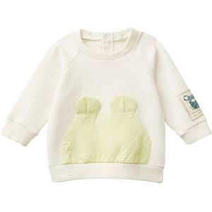 United Colors of Benetton Sweatshirt met capuchon voor jongens, Crème., 50 cm