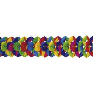 Amscan 2943 - slinger supercolor, 25 x 1000 cm, papier, feestketting, hangdecoratie