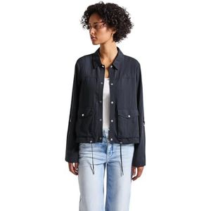 Street One - Lichtgewicht Gestructureerd Jack - Blauw - Dames