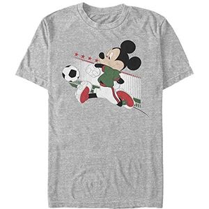 Disney Classic Mickey - Mexico Kick Unisex Crew neck T-Shirt Melange grey 2XL