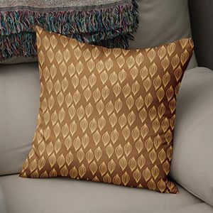 BonaMaison Decoratieve Kussensloop, Bruine tinten Kussenhoezen Bank, Zitkussen, Decoratieve Kussenhoesjes, Kussensloop; Sofa, Slaapkamer, Kantoor, Auto 50x50 Cm - Ontworpen en vervaardigd in Turkije