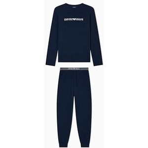 EMPORIO ARMANI - Pyjama - Blauw - Katoen - Voor Dames