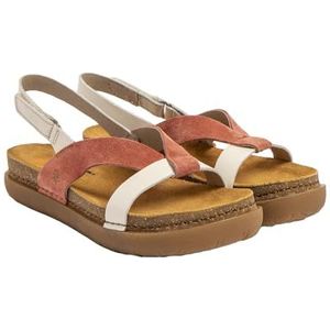 ART 1718 Rhodes, damessandalen, Nappa Cream Framboos, 36 EU