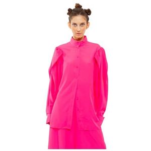 CHAOUICHE Pyjama-hemd, roze, 4X-large voor heren, Roze, 4XL