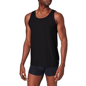 CALIDA Heren Pure & Style Athletic Shirt Functioneel ondergoed, zwart, 46/48 NL
