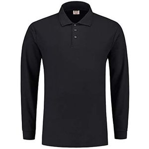 Tricorp 201008 Casual poloshirt met lange mouwen, 100% gekamd katoen, 180 g/m², marineblauw, maat L