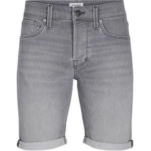 JACK & JONES Herenshorts, Grey denim, L
