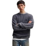 Hugo - Sondye 10265656 - Cardigan - Blauw - 100% Katoen - Relaxte Pasvorm