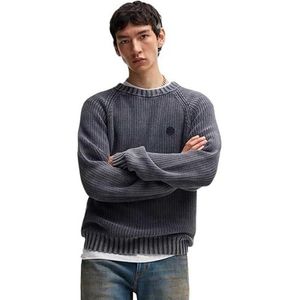 Hugo - Sondye 10265656 - Cardigan - Blauw - 100% Katoen - Relaxte Pasvorm