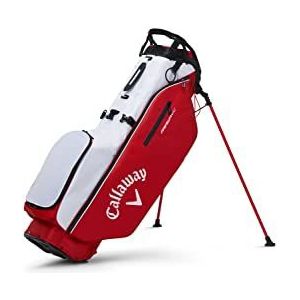 Callaway Golf 2022 Fairway C Standbag, enkele riem, wit/rode kleur