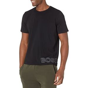 Hugo Boss Heren Identity Crewneck Lounge T-Shirt Pyjama Top, Zwart, S
