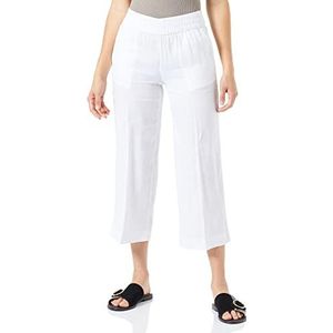 s.Oliver Broek Wide Leg, wit, 34