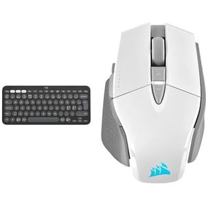 Logitech Pebble Keys 2 & Corsair M65 RGB ULTRA WIRELESS Afstembare