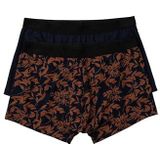 JP1880 Boxershorts  blauw / bruin / zwart