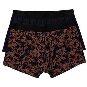 JP1880 Boxershorts  blauw / bruin / zwart