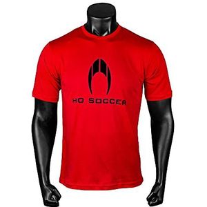 HO Soccer T-shirt, rood, volwassenen, unisex, rood, S