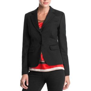 ESPRIT Collection Dames Blazer P23023, zwart (001 black), 36