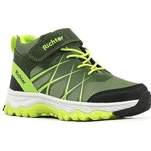 Richter Kinderschuhe Tanos Hardloopschoenen voor jongens, Scandinav Black Lime, 30 EU Breed